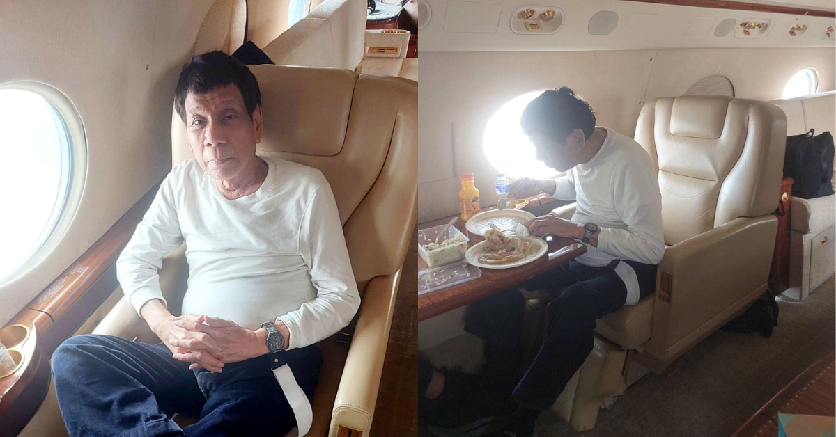 Duterte En Route to The Hague for ICC Charges