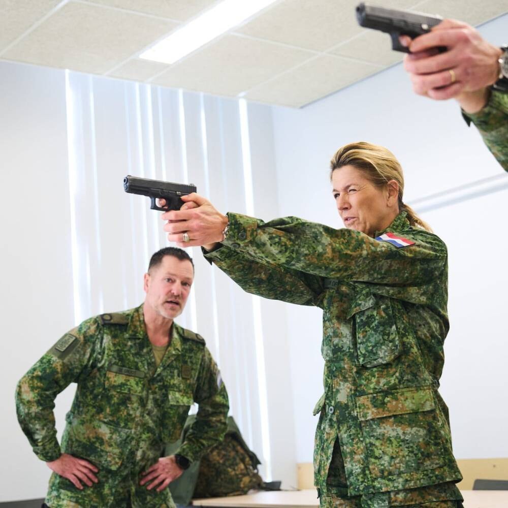 Queen Maxima of the Netherlands Joins the Army