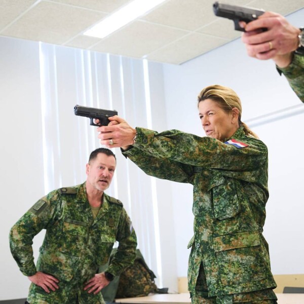 Queen Maxima of the Netherlands Joins the Army